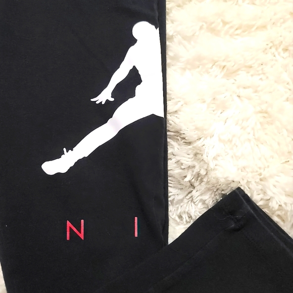 Jordan Girls Jumpman High Rise Leggings Size M - Picture 4 of 9